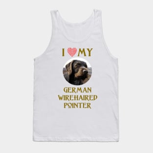 I Love My German Wirehaired Pointer Tank Top